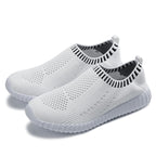 Breathable Knit Slip-On Sneakers