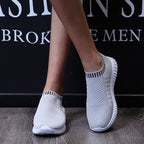 Breathable Knit Slip-On Sneakers