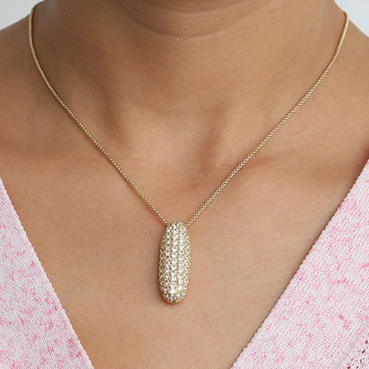 Bubble eerste diamanten halsketting