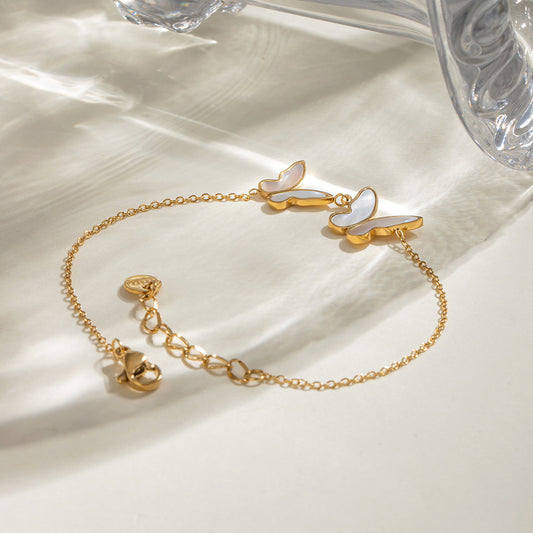 Blaire vlinder parelketting