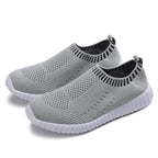 Breathable Knit Slip-On Sneakers