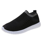 Breathable Knit Slip-On Sneakers