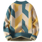 Lazaro Geometric Knit Sweater