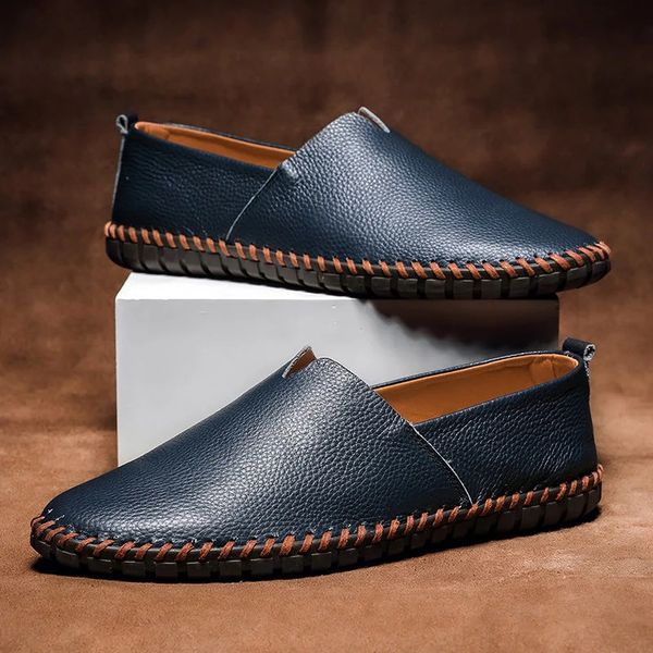 De Milano lederen loafers