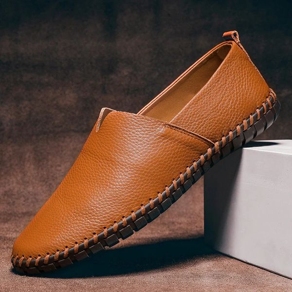 De Milano lederen loafers