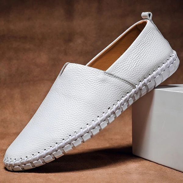De Milano lederen loafers
