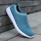 Breathable Knit Slip-On Sneakers