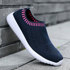 Breathable Knit Slip-On Sneakers
