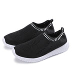 Breathable Knit Slip-On Sneakers