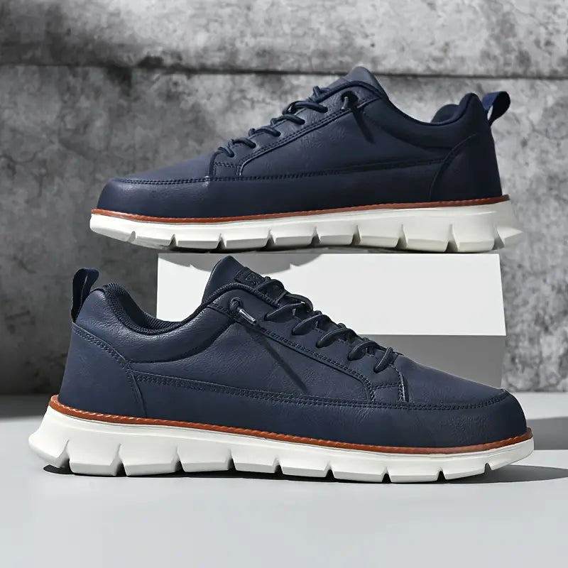 De Hudson leren sneaker