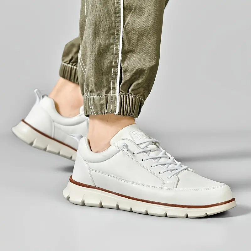 De Hudson leren sneaker