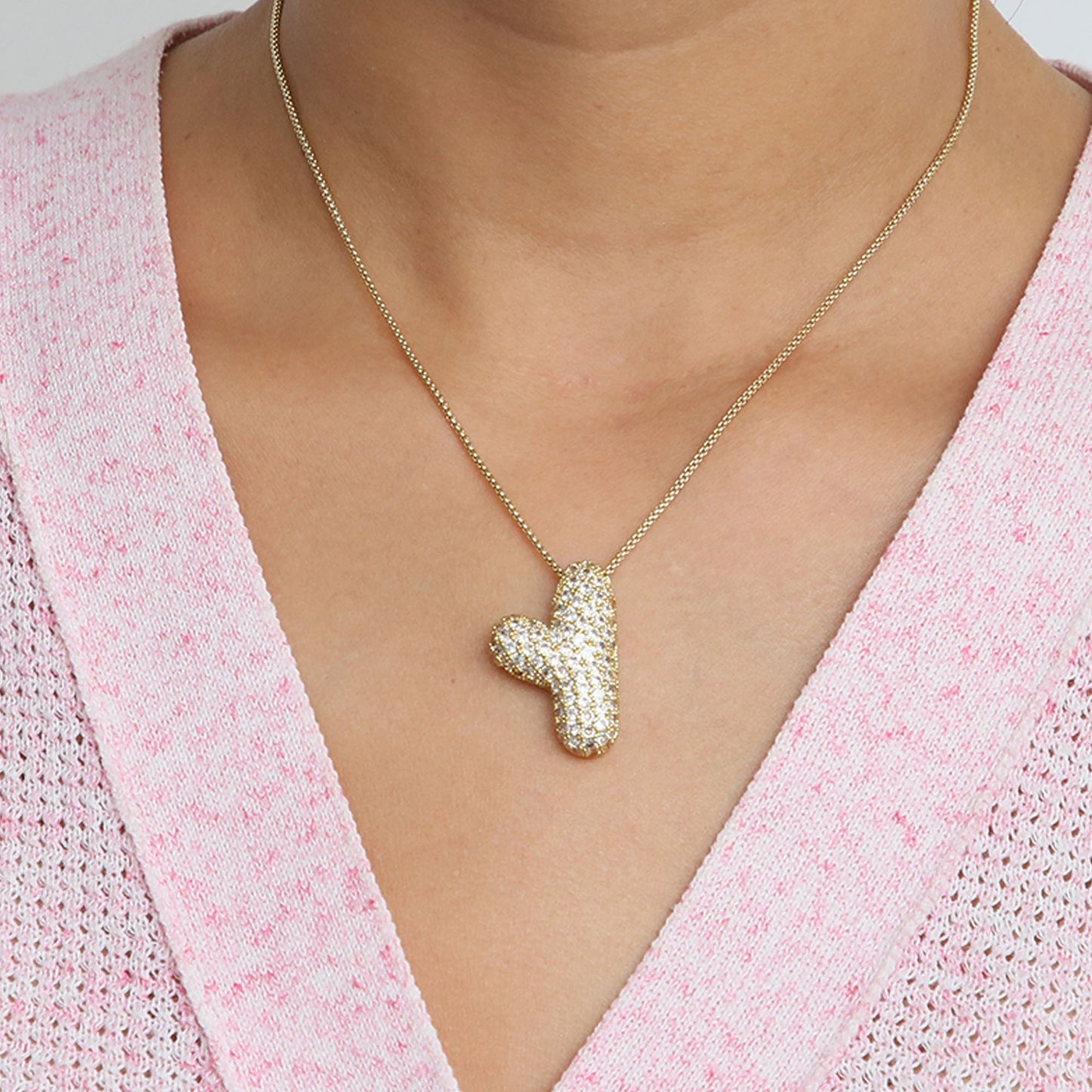 Bubble eerste diamanten halsketting