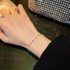 Green Daisy Bracelet