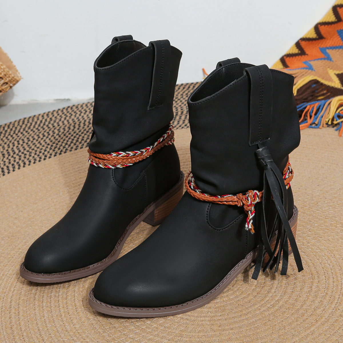 Rodeo Tassel enkellaarzen