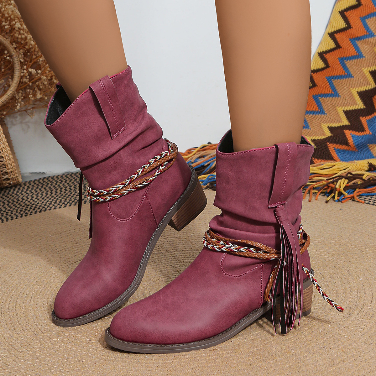 Rodeo Tassel enkellaarzen