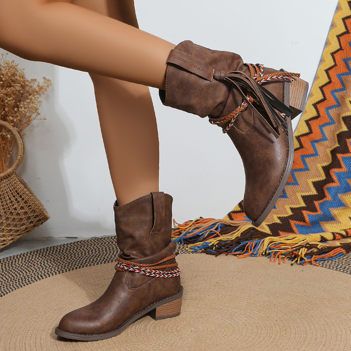 Rodeo Tassel enkellaarzen