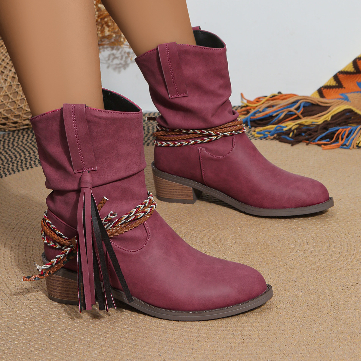 Rodeo Tassel enkellaarzen