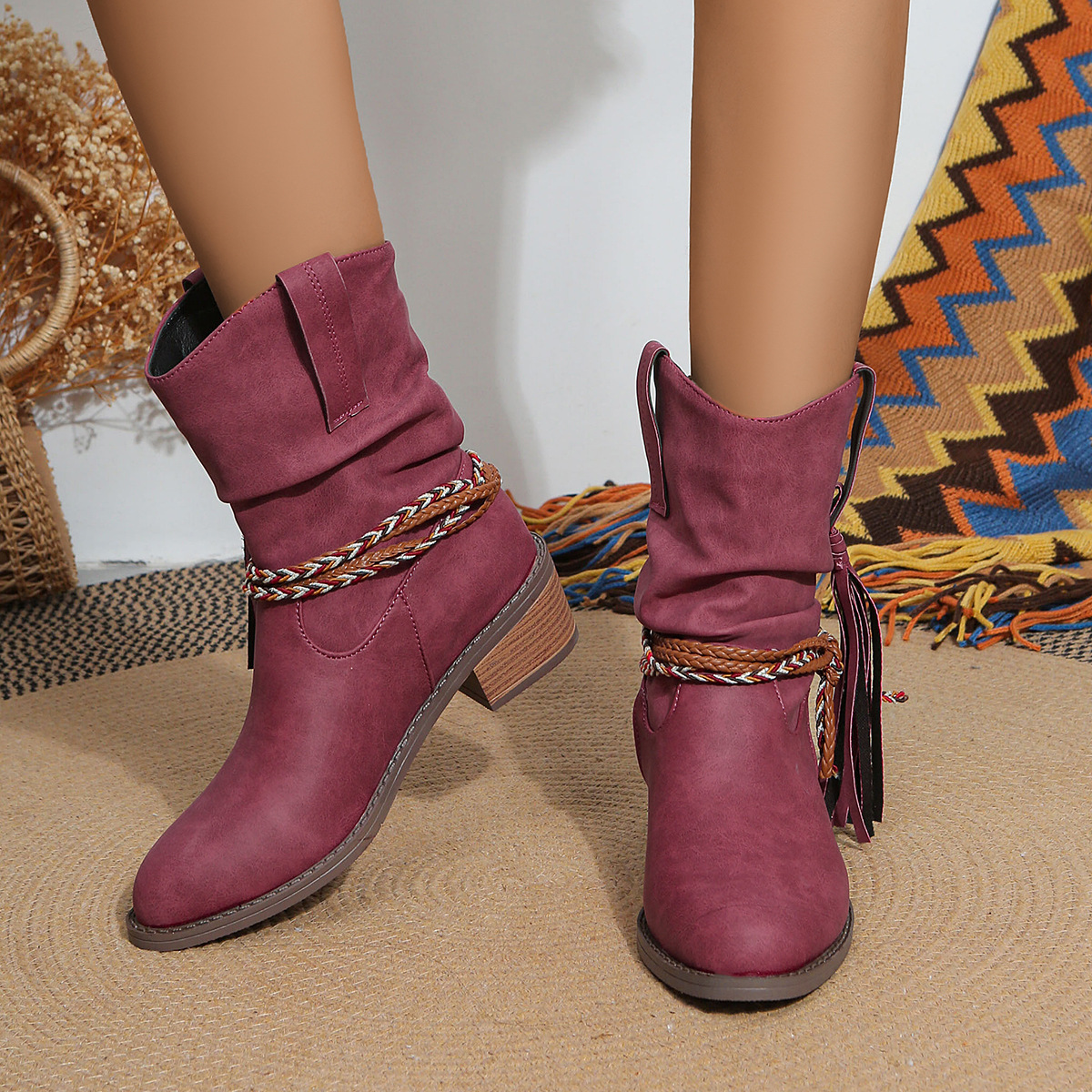 Rodeo Tassel enkellaarzen