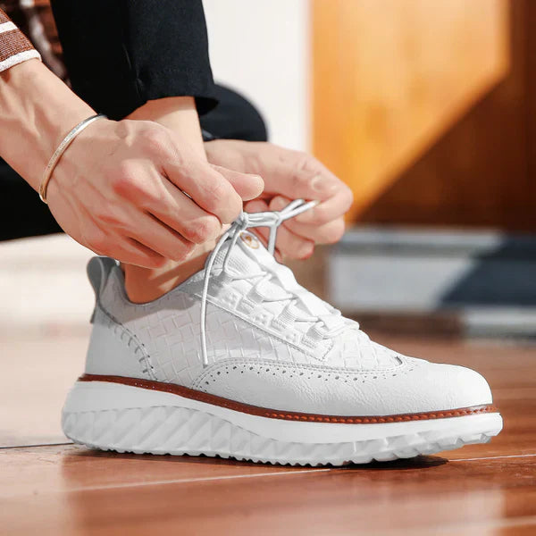 Braxton Ridge lederen sneakers