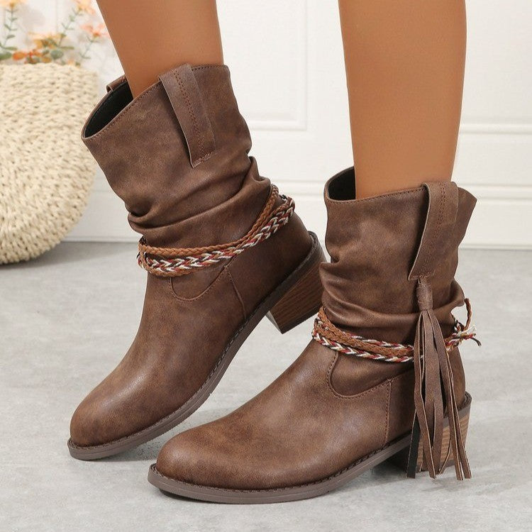 Rodeo Tassel enkellaarzen