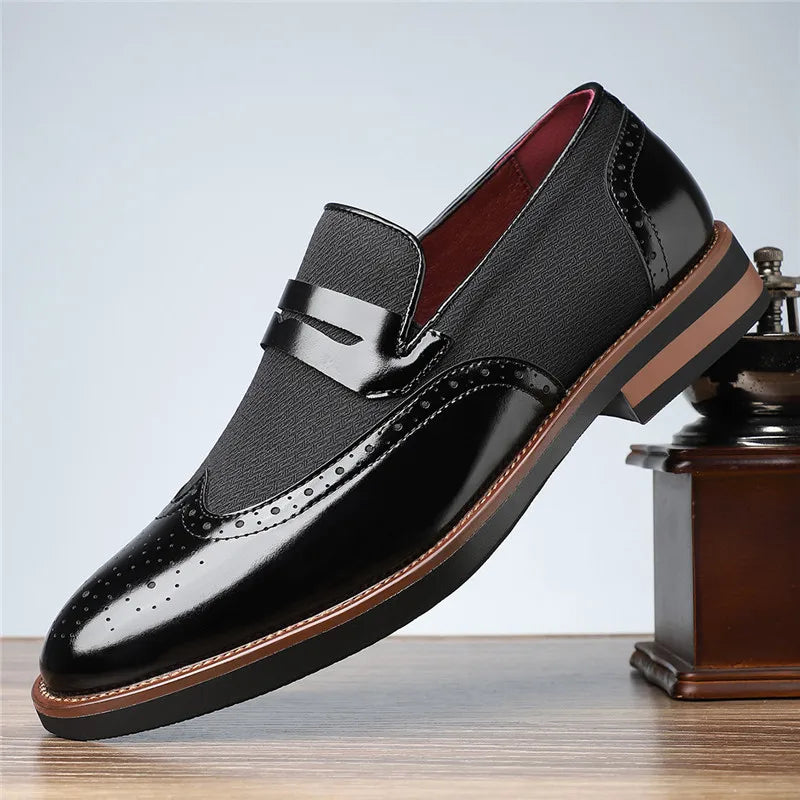 De loafer van Marlowe lederen