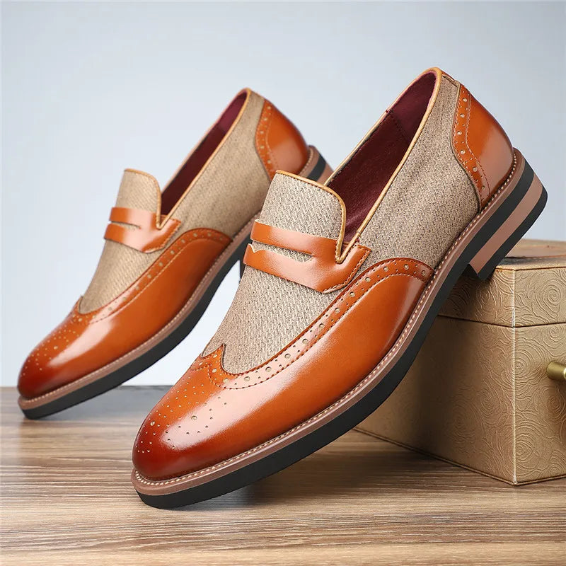De loafer van Marlowe lederen