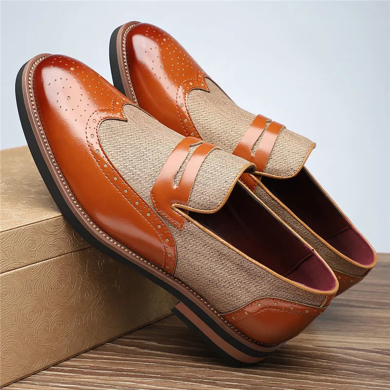De loafer van Marlowe lederen