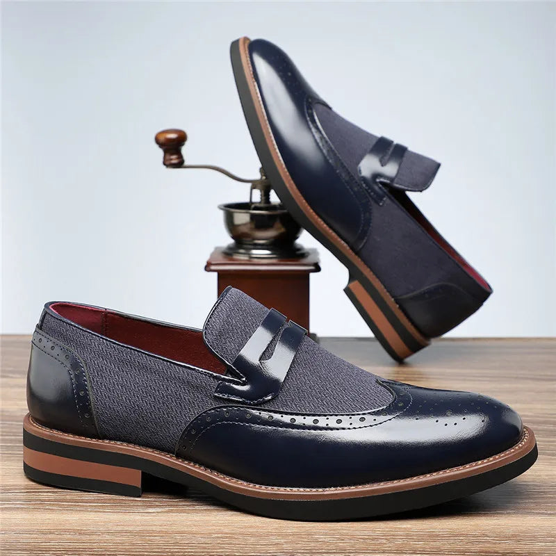 De loafer van Marlowe lederen