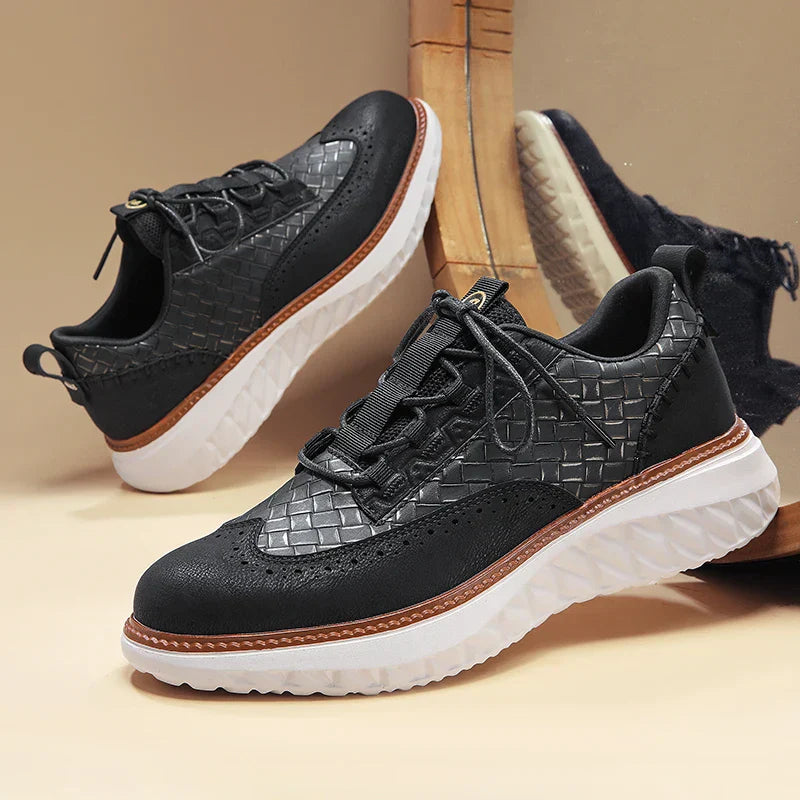 Braxton Ridge lederen sneakers
