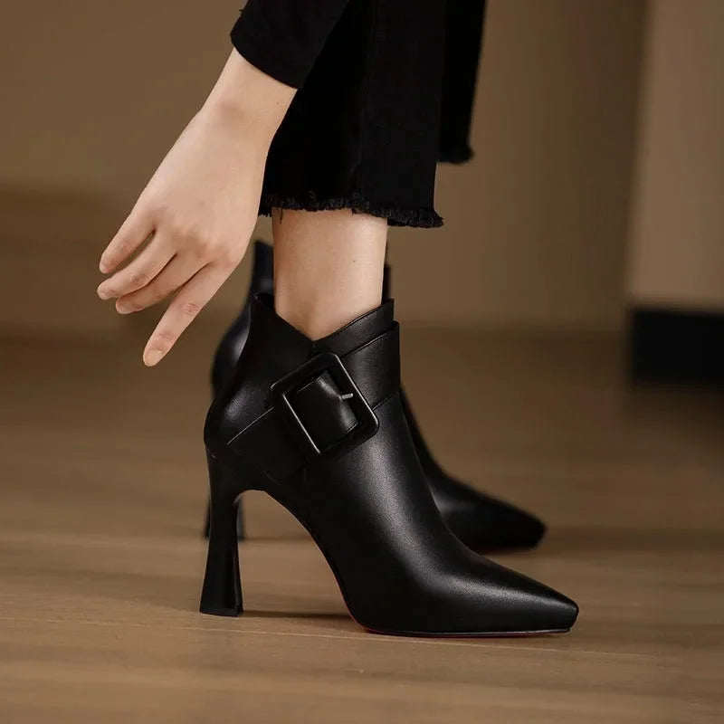 Ashley Buckle Heel -laarzen