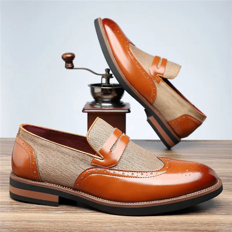 De loafer van Marlowe lederen