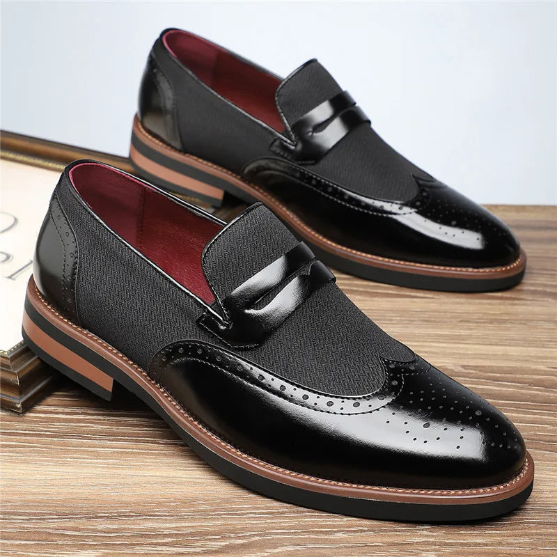 De loafer van Marlowe lederen