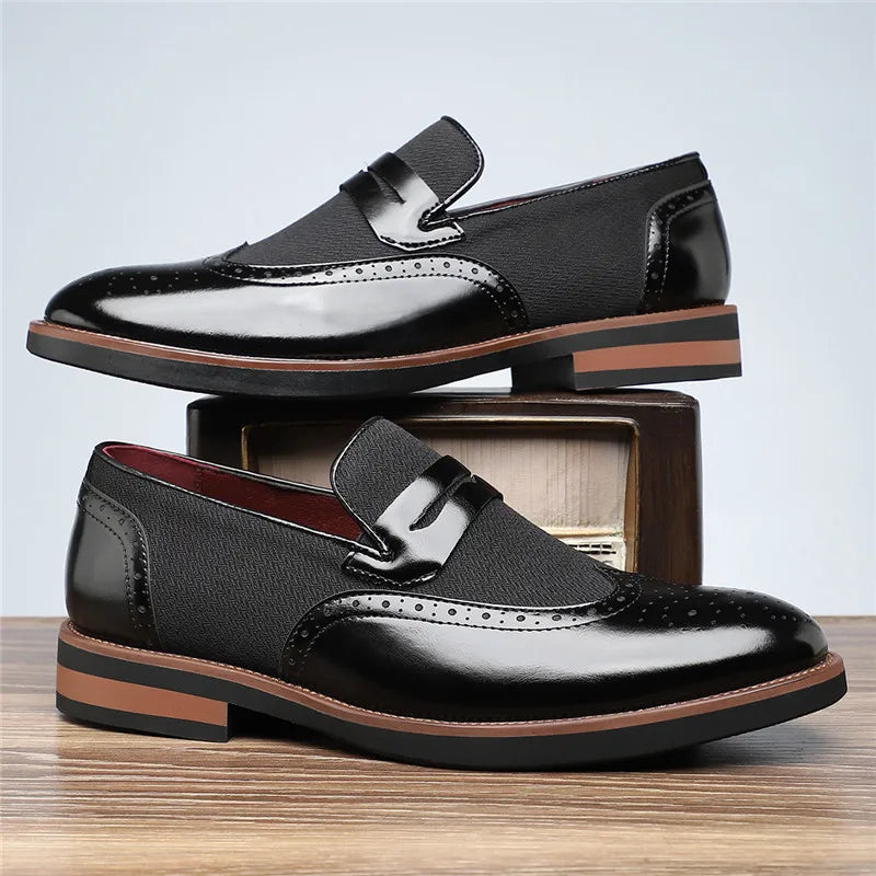 De loafer van Marlowe lederen