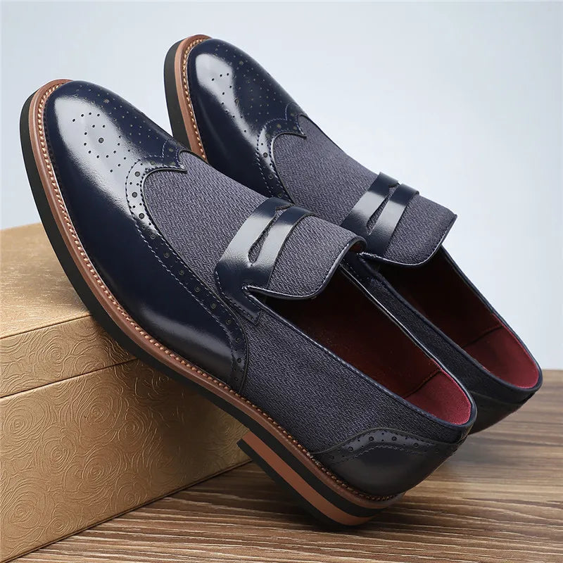 De loafer van Marlowe lederen