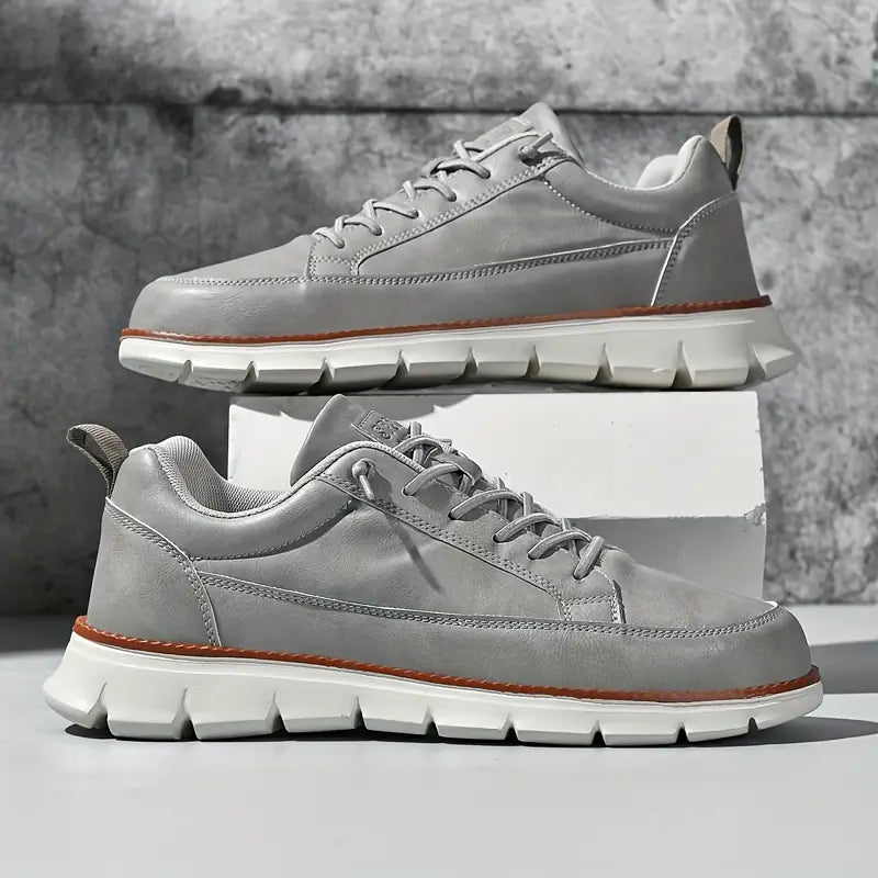De Hudson leren sneaker