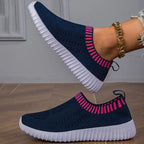 Breathable Knit Slip-On Sneakers