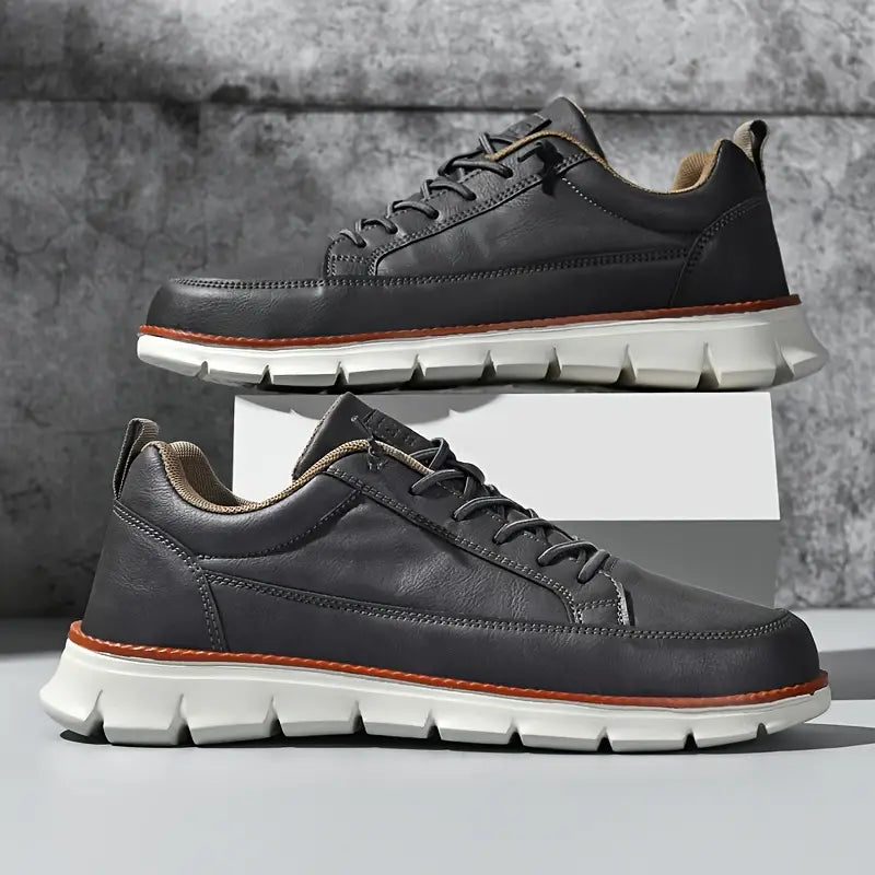 De Hudson leren sneaker