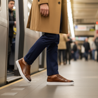 Westbridge lederen low-tops