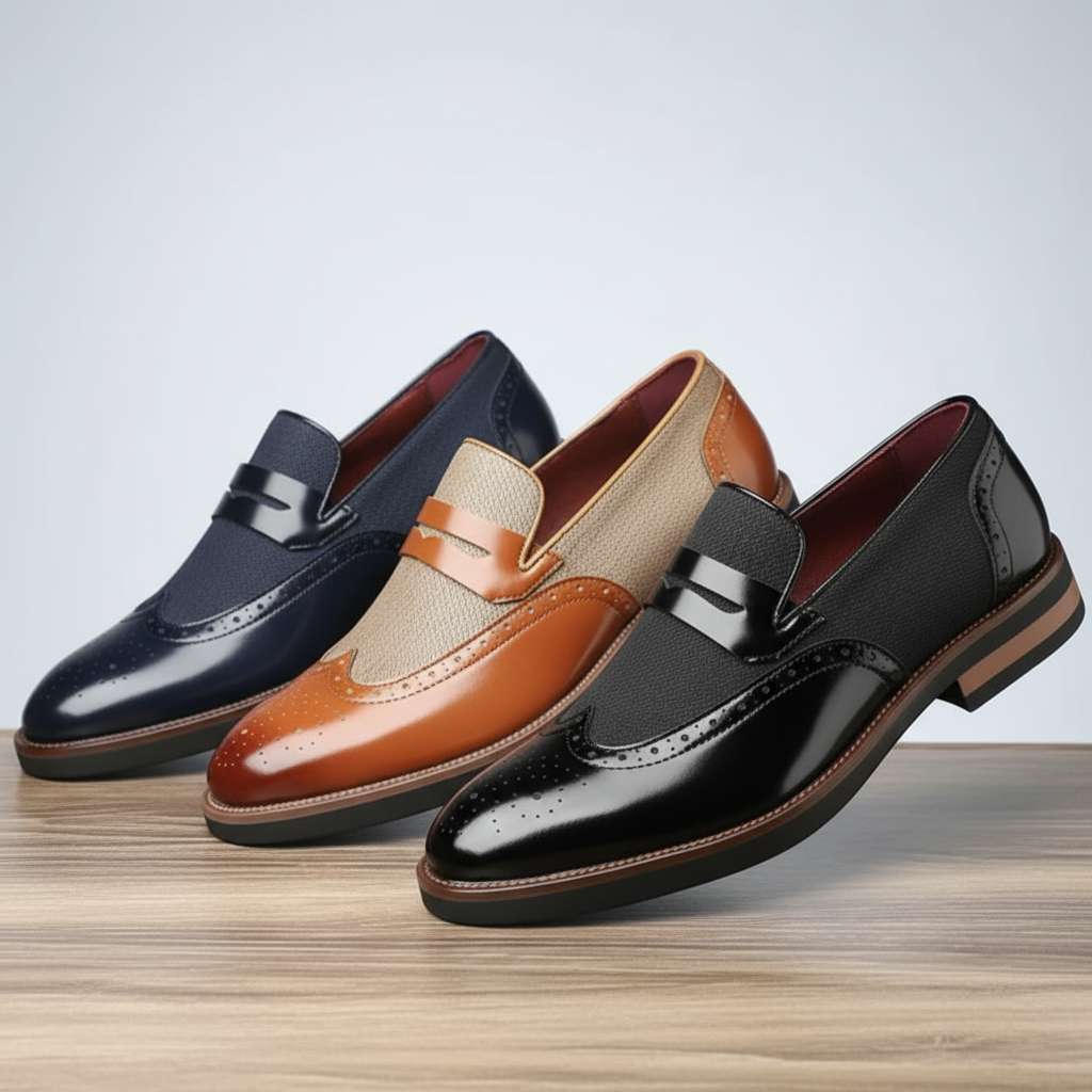 De loafer van Marlowe lederen