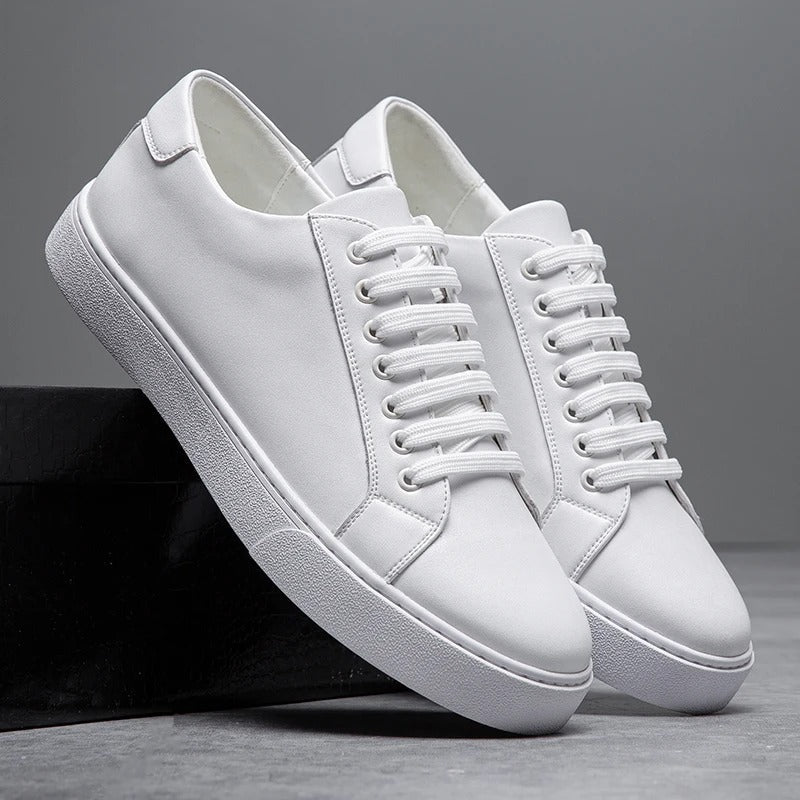 Westbridge lederen low-tops