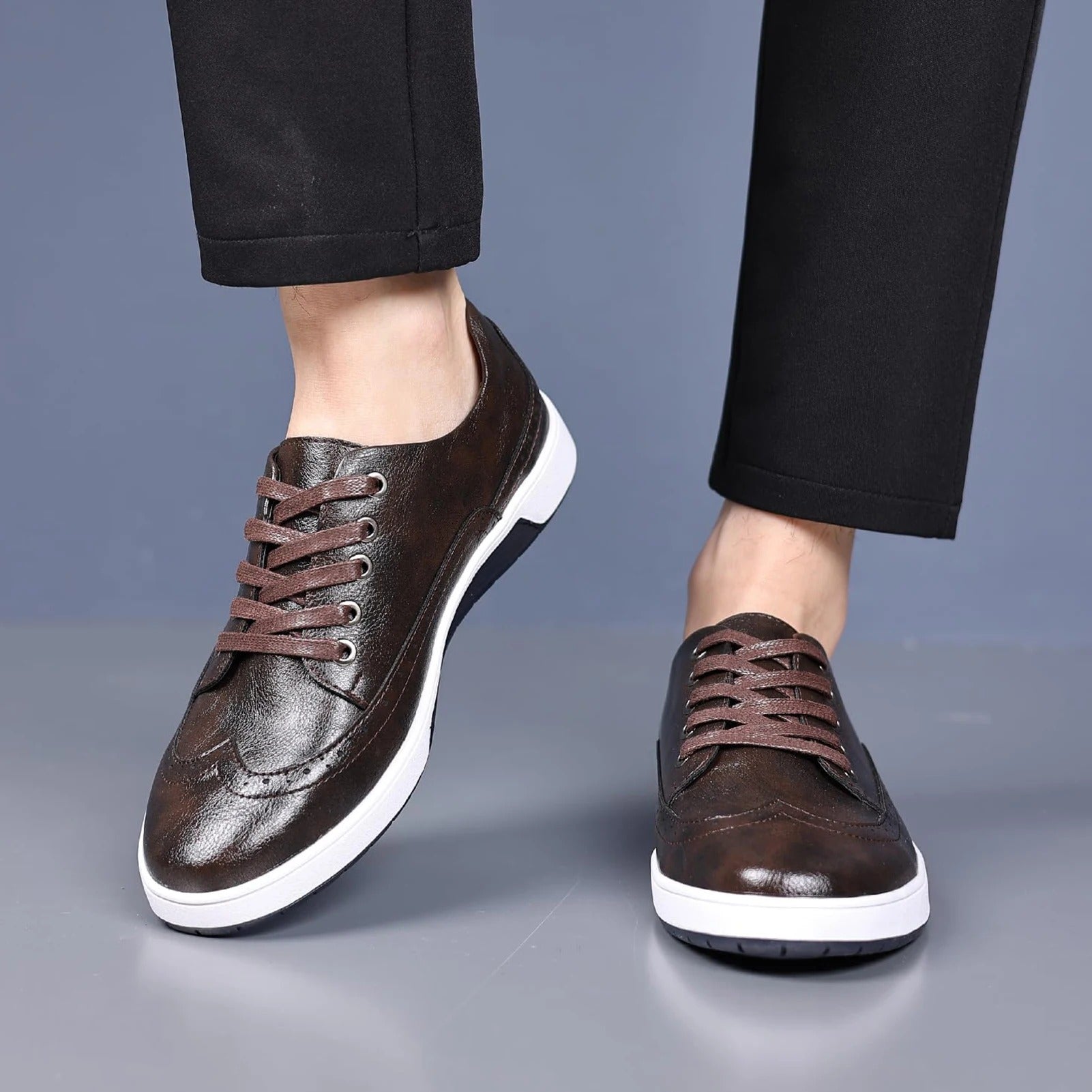 Valenti lederen brogues