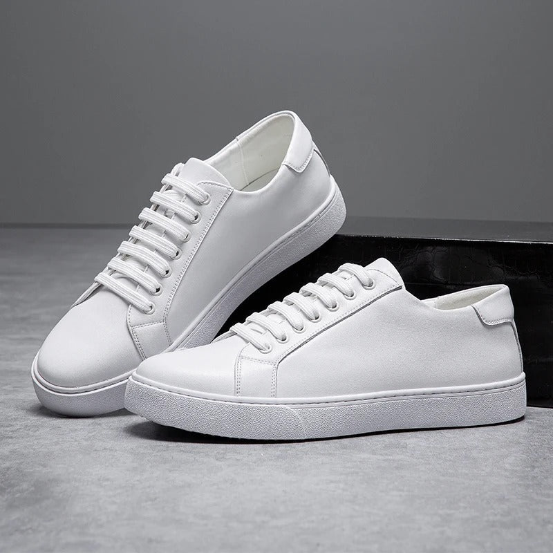 Westbridge lederen low-tops