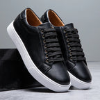 Westbridge lederen low-tops